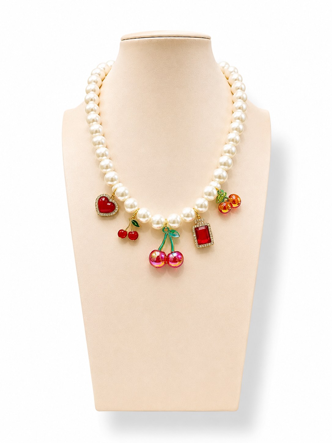 Collana cherry pearl