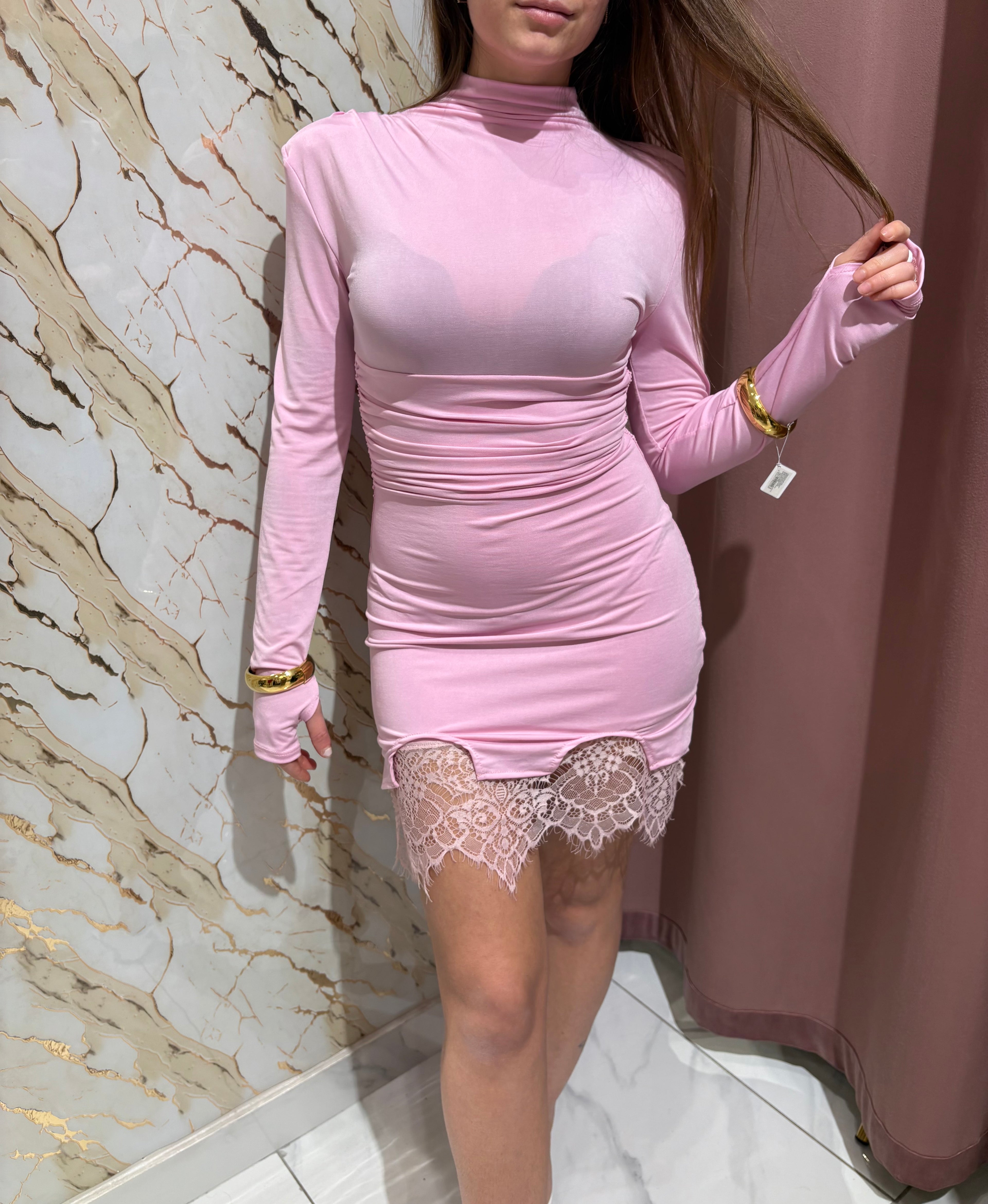 Mini dress pizzo