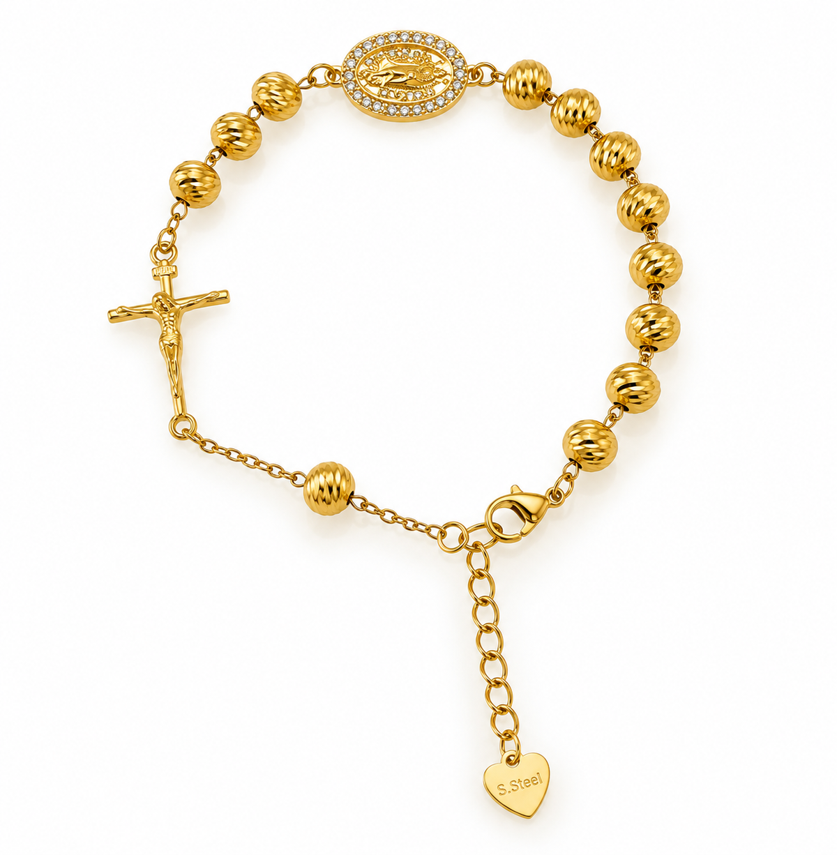Bracciale rosario luce