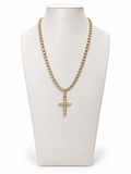 Collana croce rainbow