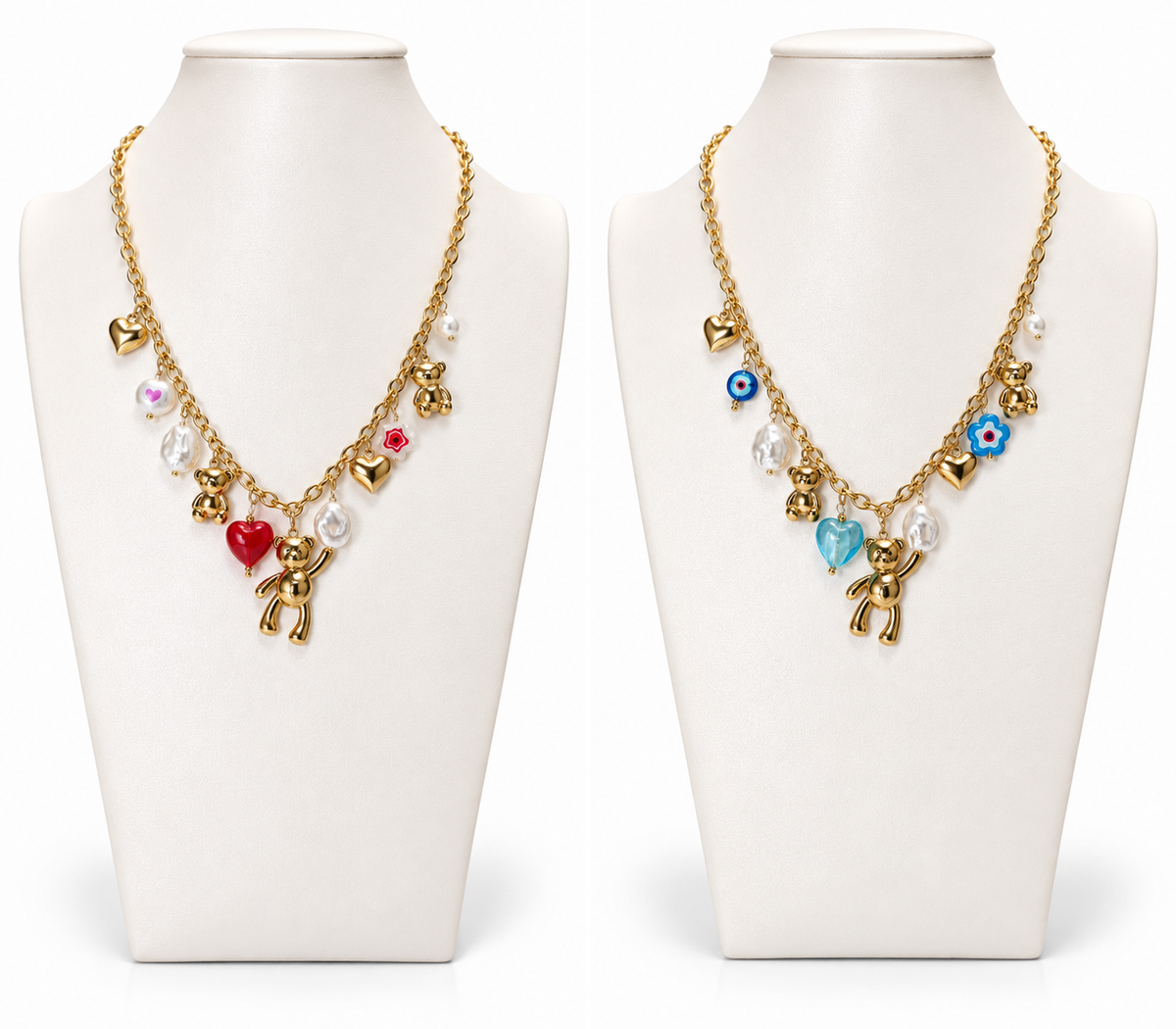 Collana teddy charms