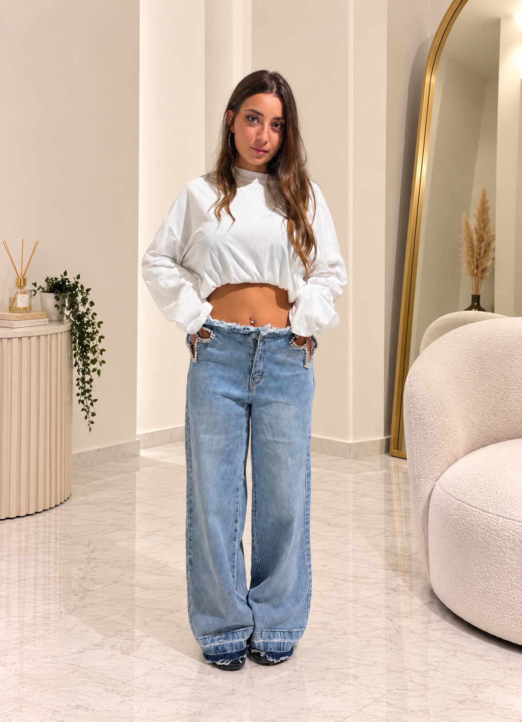 Jeans crystal
